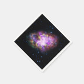 Serviette En Papier Crabe Nebula Supernova Remnant Hubble Composite (Coin)