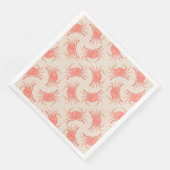 Serviette En Papier Crabe - Pêche Fuzz 2024 (Coin)