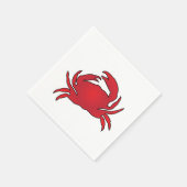 Serviette En Papier Crabe rouge (Coin)