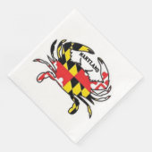 SERVIETTE EN PAPIER CRABES (Coin)