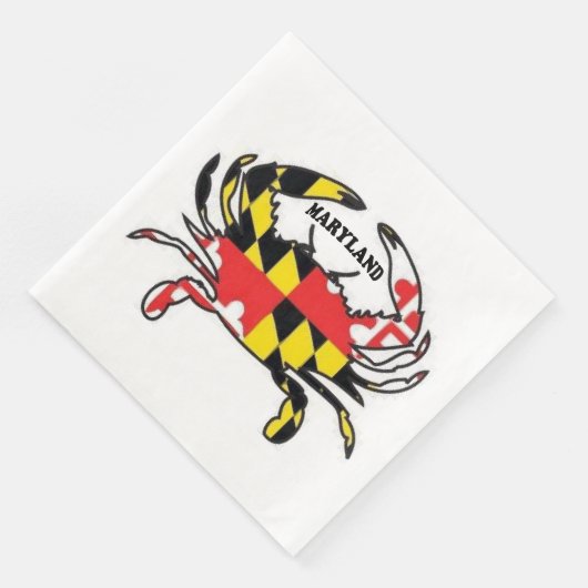 SERVIETTE EN PAPIER CRABES (Coin)