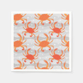 Serviette En Papier Crabes à vapeur (Devant)