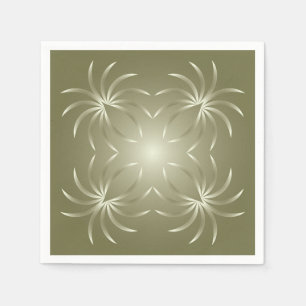 Serviette En Papier crabes en cercle