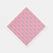 Serviette En Papier Crâne avec os (Coin)