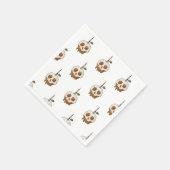 Serviette En Papier Crâne de pomme de caramel doux à la mort (Coin)