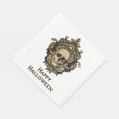 Serviette En Papier Crâne gothique victorien Halloween Napkins (Coin)
