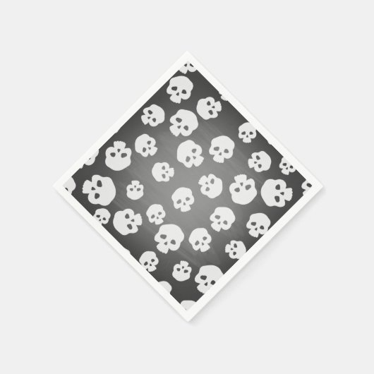 Serviette En Papier Crânes (Coin)