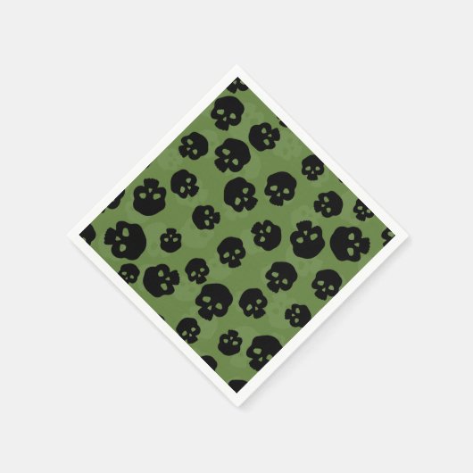 Serviette En Papier Crânes (Coin)