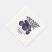 Serviette En Papier Crash Smash - Moderne Purple Monster Camion Annive (Coin)