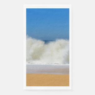 Serviette En Papier Crashing Ocean Waves Livre d'invité Napkin