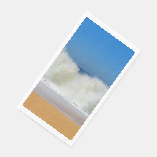Serviette En Papier Crashing Ocean Waves Livre d'invité Napkin (Coin)