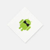 Serviette En Papier Cravate Formelle Bow Android Robot Icon (Coin)