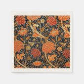 Serviette En Papier Cray, un design William Morris, (Devant)