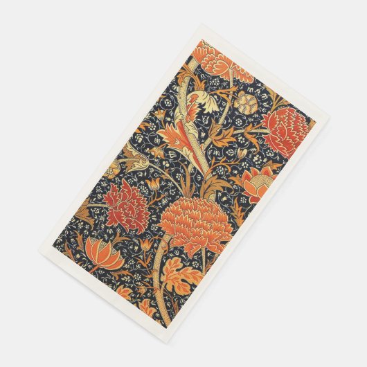 Serviette En Papier Cray, un design William Morris, (Coin)