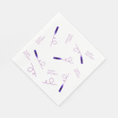 Serviette En Papier Crayon pourpre (Coin)