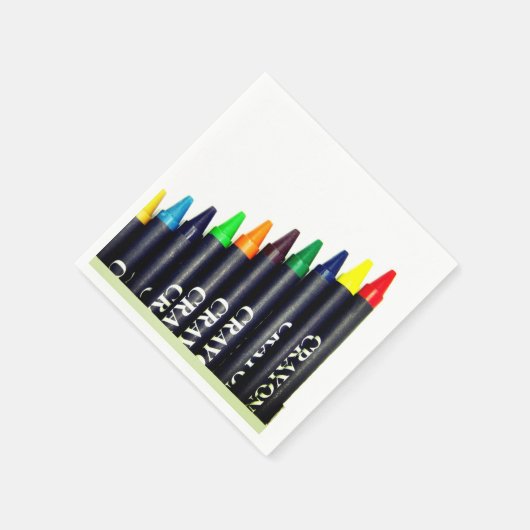 Serviette En Papier Crayons (Coin)