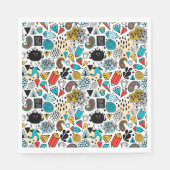 Serviette En Papier Crazy head (Devant)