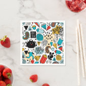 Serviette En Papier Crazy head (En situation)