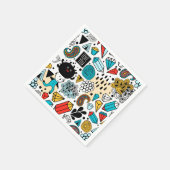 Serviette En Papier Crazy head (Coin)