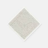 Serviette En Papier Crazy Quilt Conception Brodée serviettes (Coin)