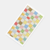 Serviette En Papier CRAZY QUILT Guest Serviettes Papier serviette (Coin)