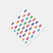 Serviette En Papier Crazy Robot Motif thème fête d'anniversaire (Coin)