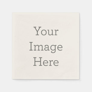 Serviette En Papier Create Your Own Ecru Cocktail Paper Napkin