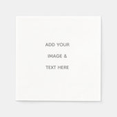 Serviette En Papier Create Your Own white  (Devant)