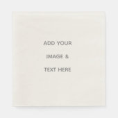 Serviette En Papier Create Your Own white (Devant)