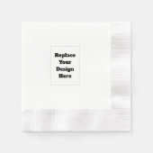 Serviette En Papier Create Your Own white  (Devant)