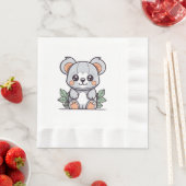 Serviette En Papier Création de Koala Vector Magique Kawaii (En situation)