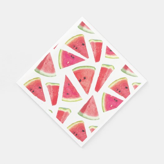 Serviette En Papier Création de Motif de pastèque 2 (Coin)