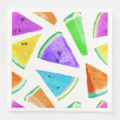 Serviette En Papier Création de motif de pastèque 6 (Devant)