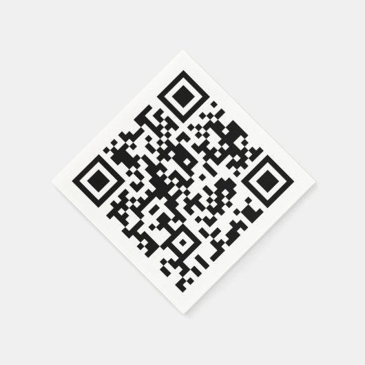 Serviette En Papier Création instantanée de code QR (en entrant votre  (Coin)