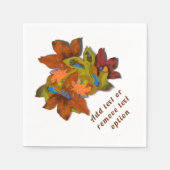 Serviette En Papier Creative Fall quitte Thanksgiving (Devant)