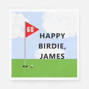 Serviette En Papier Creative Golf Party