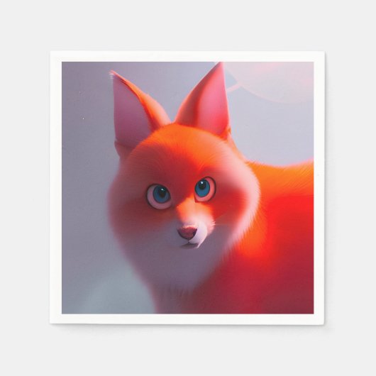 Serviette En Papier Créature Ai (Devant)