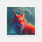 Serviette En Papier Créature Ai (Devant)