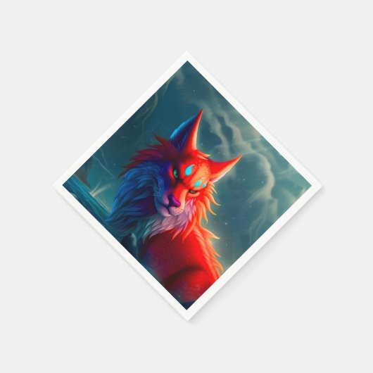 Serviette En Papier Créature Ai (Coin)