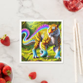 Serviette En Papier Créature du tigre (En situation)