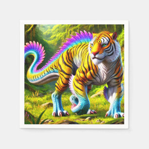 Serviette En Papier Créature du tigre