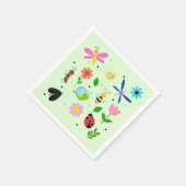 Serviette En Papier Créatures heureuses de la cour (Coin)