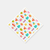 Serviette En Papier Créatures marines (Coin)