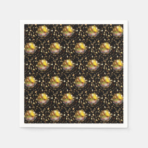 Serviette En Papier Crèche de Noël Scène de crèche Baubles étoile chic