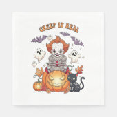 Serviette En Papier Creep It Real Halloween Clown (Devant)