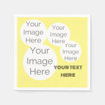 créer son propre papier photo texte serviette modè