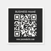 Serviette En Papier Créer un code QR instantanément Design simple mode (Devant)