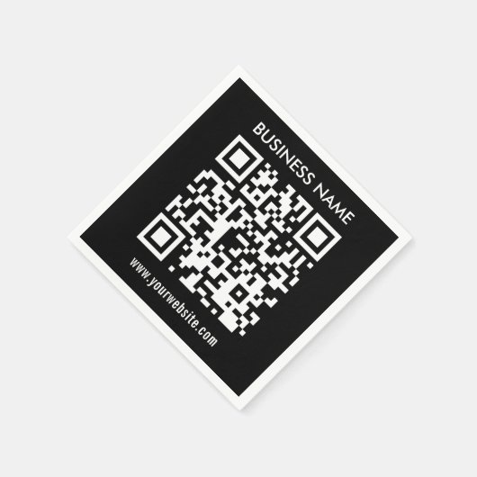 Serviette En Papier Créer un code QR instantanément Design simple mode (Coin)