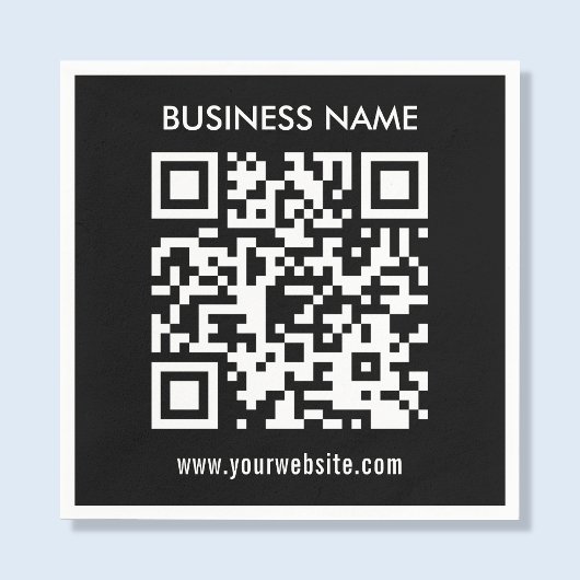 Serviette En Papier Créer un code QR instantanément Design simple mode