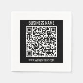 Serviette En Papier Créer un code QR moderne instantanément (Devant)